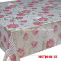 frosting clear printed table cloth
